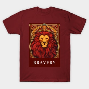 Courageous Spirit: Lion House Pride Art T-Shirt